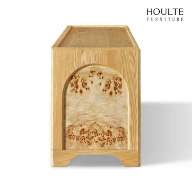 Aurora Oak Coffee Table and Media Console Set