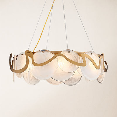 Avenor Ambient Glass Round Chandelier