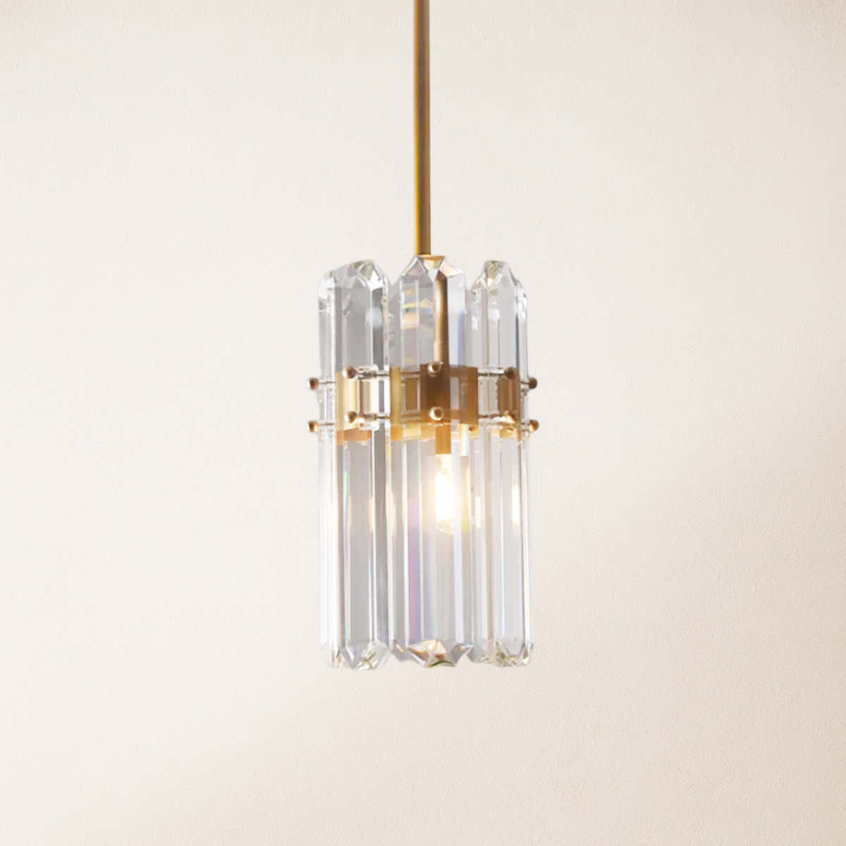 Ruby Crystal Pendant Kitchen Island Light 16.5 cm W