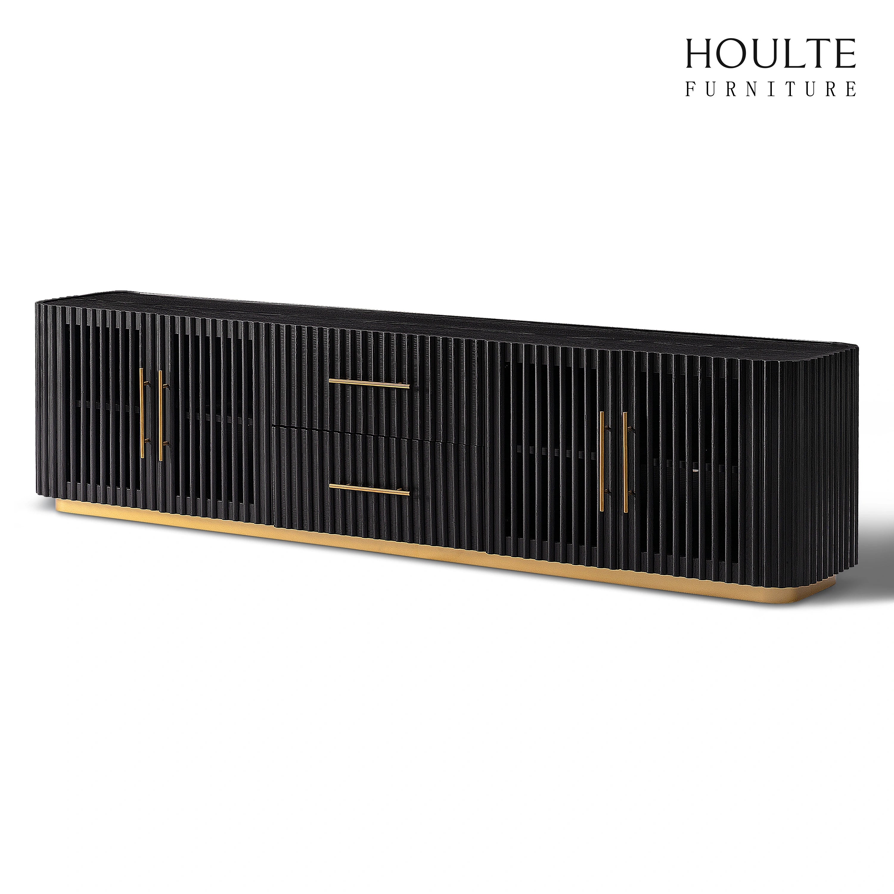 Holton Oak Media Console 240cm W