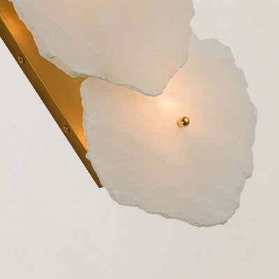 Moira Alabaster 2 Lights Wall Sconce