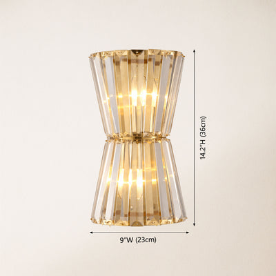 Lyrsolara Crystal Wall Sconce