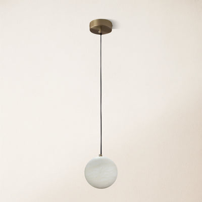 Nami Alabaster Global Ball Pendant Light 15cm D