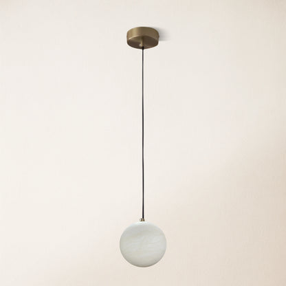 Nami Alabaster Global Ball Pendant Light 15cm D