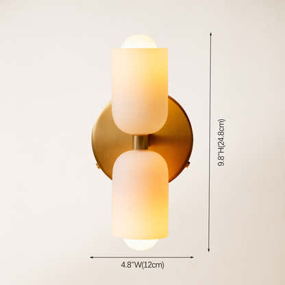 Caleb Glass Wall Sconce 12 cm W