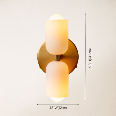 Caleb Glass Wall Sconce 12 cm W