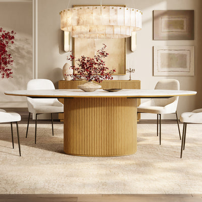 Marley Sintered Stone Dining Table 213cm