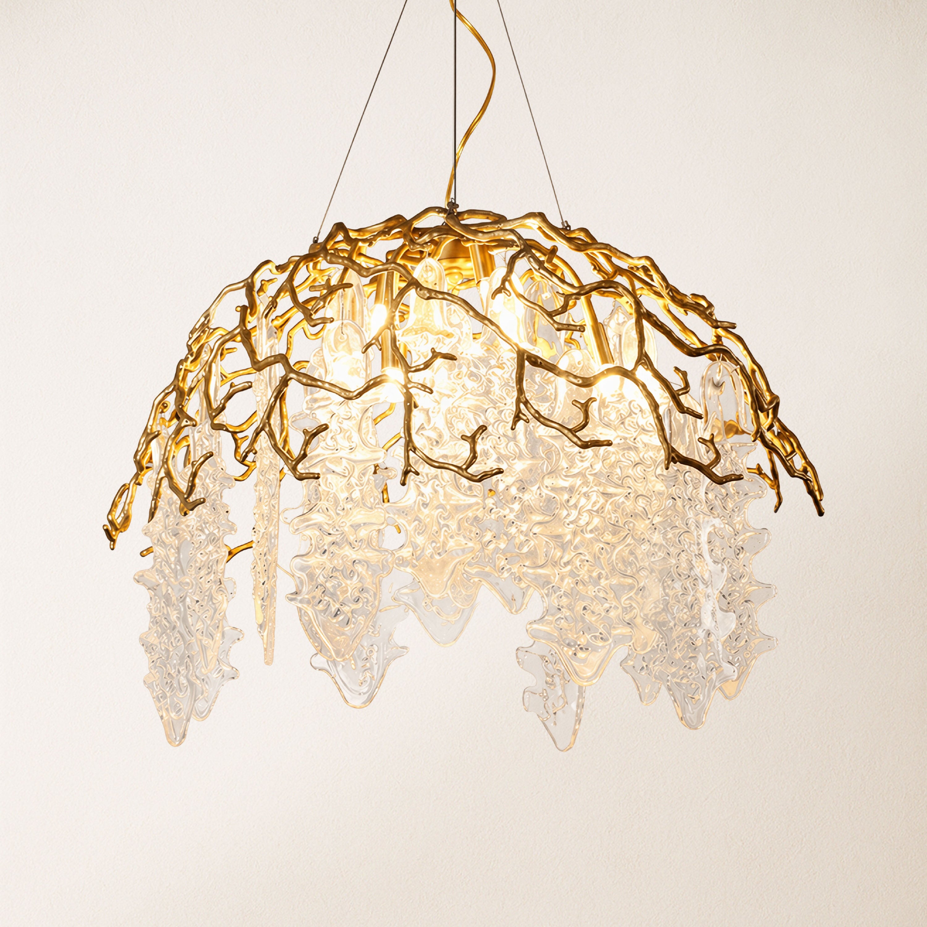 Aurevia Dome Glass Chandelier