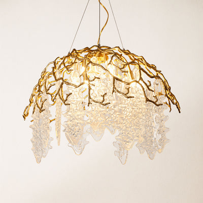 Aurevia Dome Glass Chandelier
