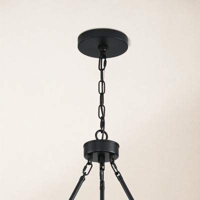 Vellum Round Chandelier 24"D
