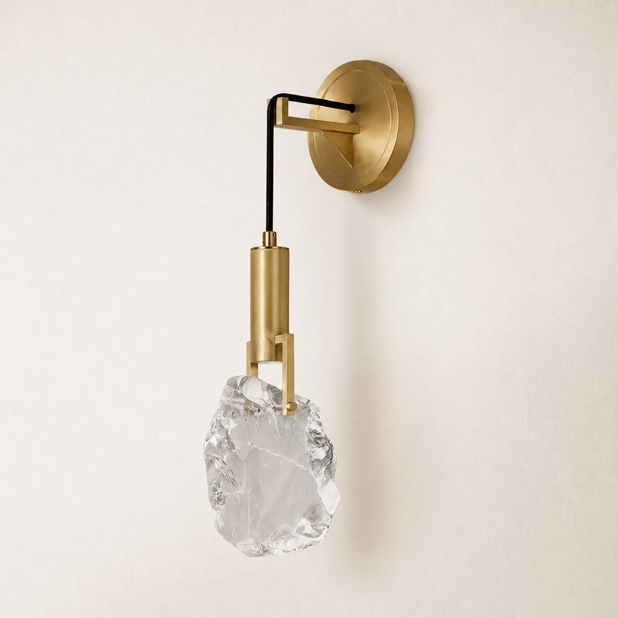 Irregular Crystal Shad Wall Sconce H28cm