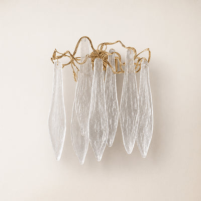 Cascadia Waterfall Crystal Wall Lamp