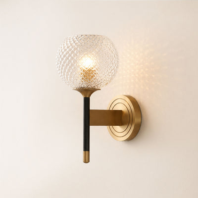 Telara Lattice Glass Wall Sconce