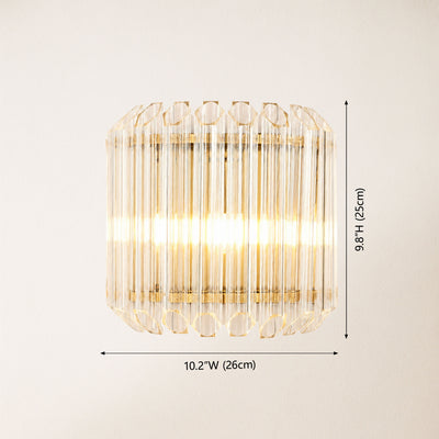 Virella Crystal Tube Wall Sconce