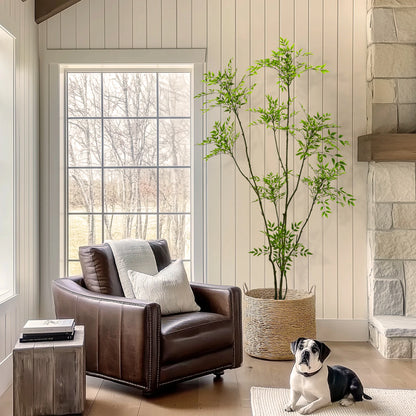 Faux Nandina Tree 210cm H