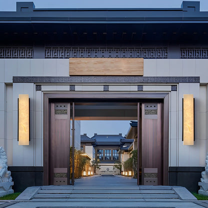 Petraglow Metal Rectangular Outdoor Wall Light