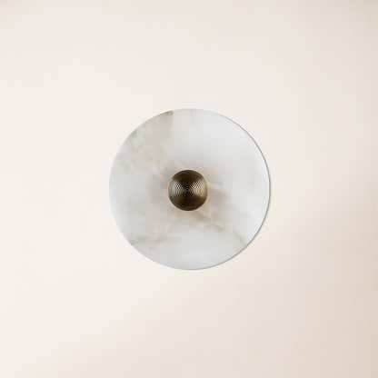 Miles Alabaster Wall Lamp 30cm D