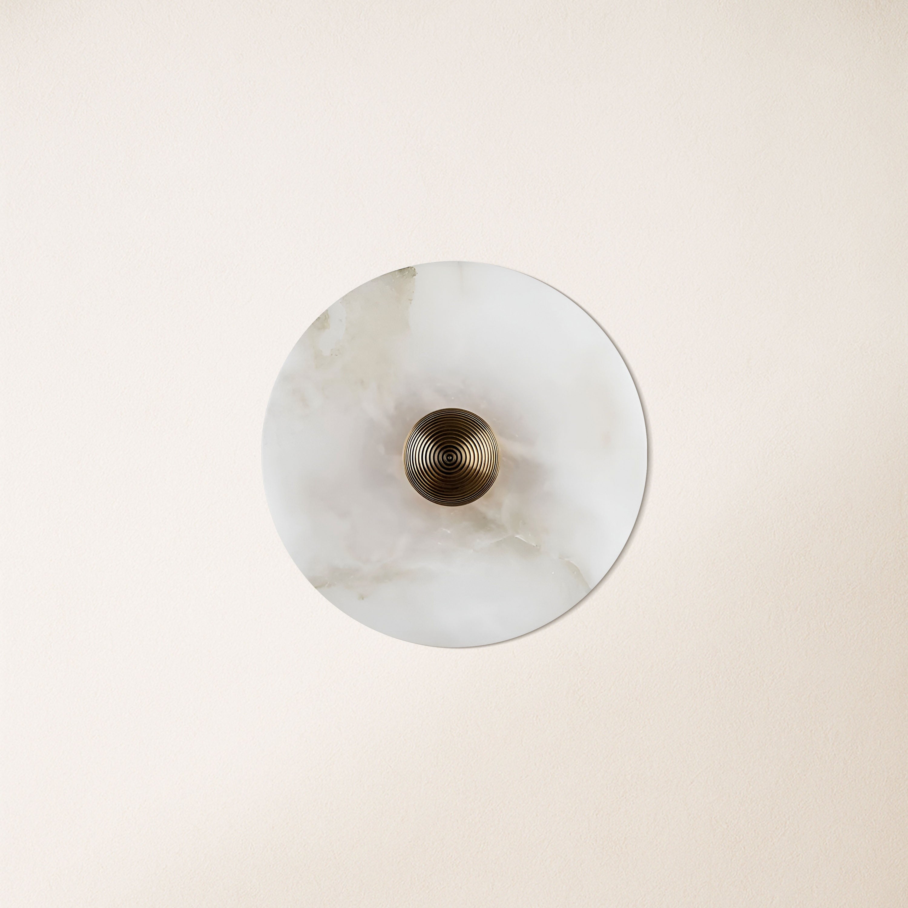 Miles Alabaster Wall Lamp 30cm D