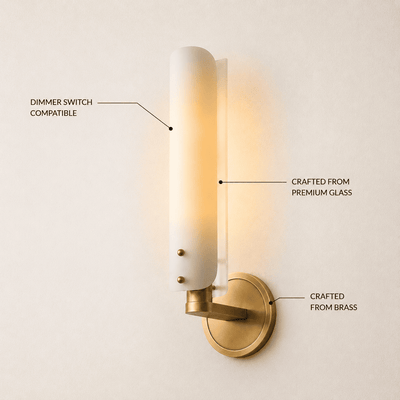 Wornak Glass Wall Lamp