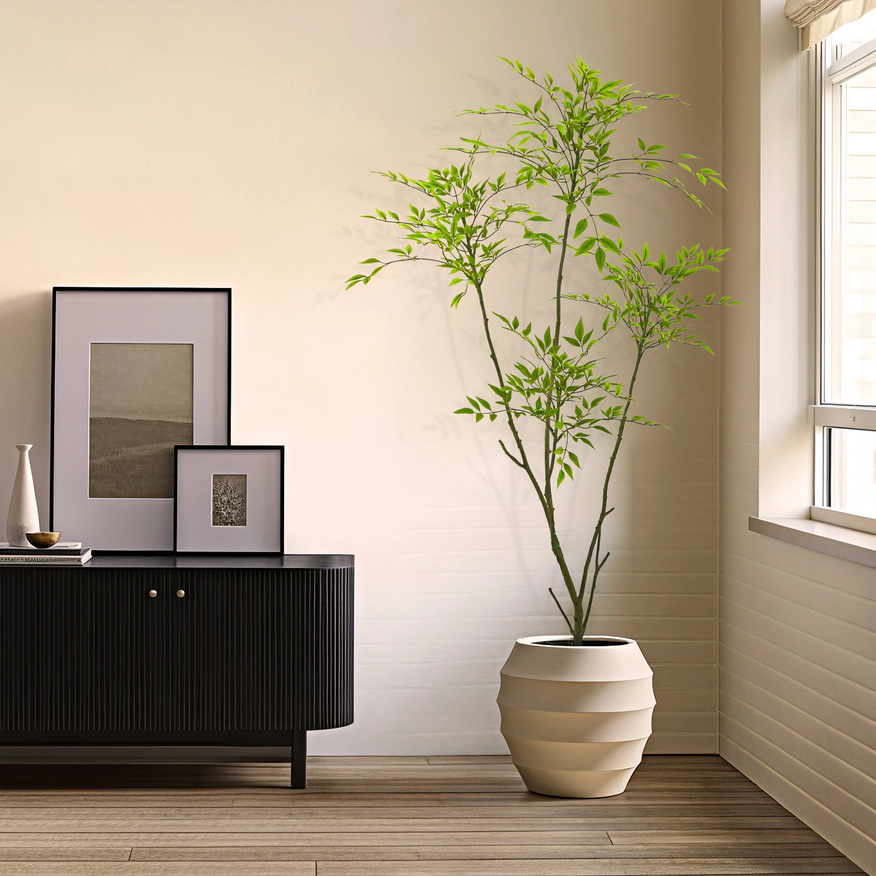 Faux Nandina Tree 153cm H