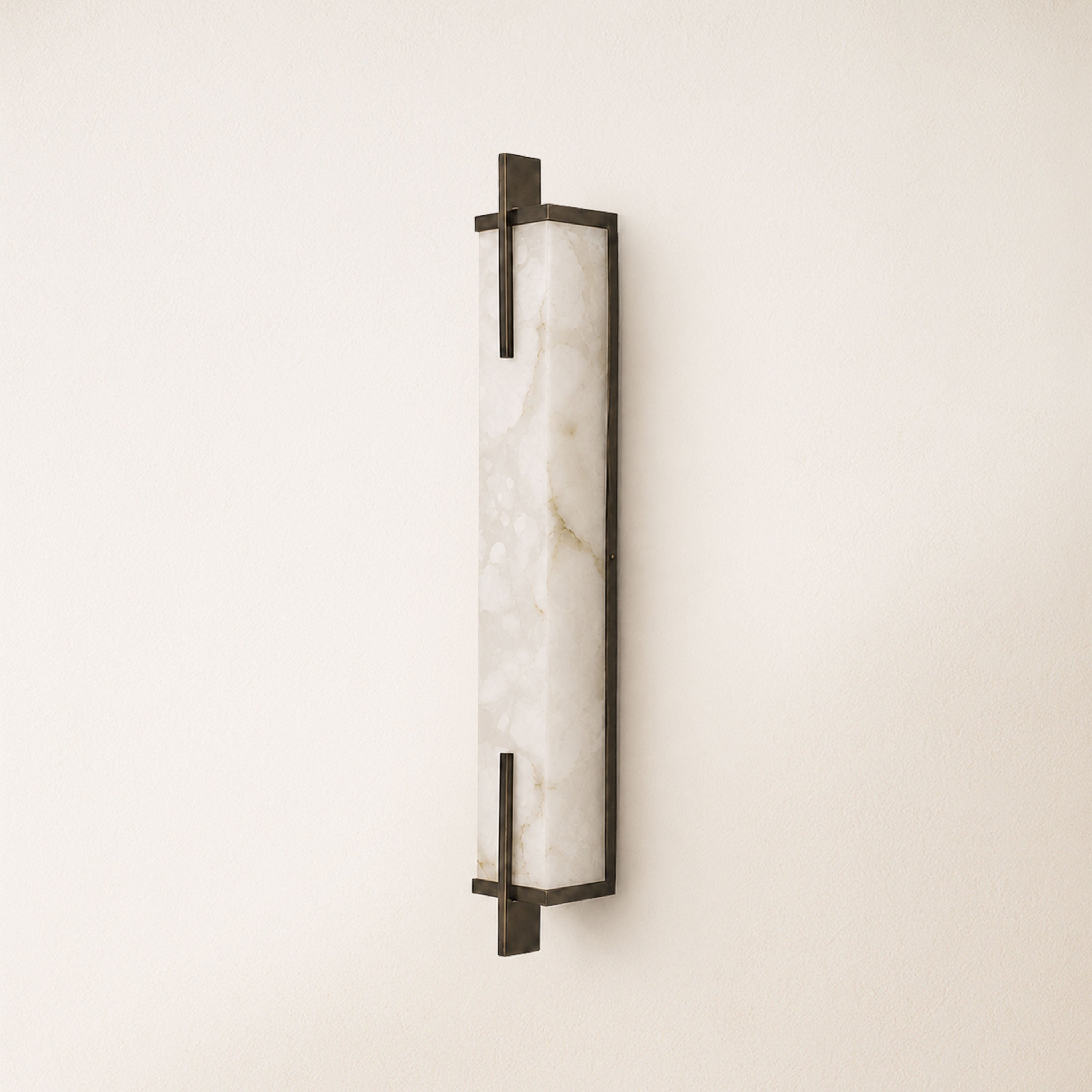 Vespera Alabaster Linear Wall Sconce