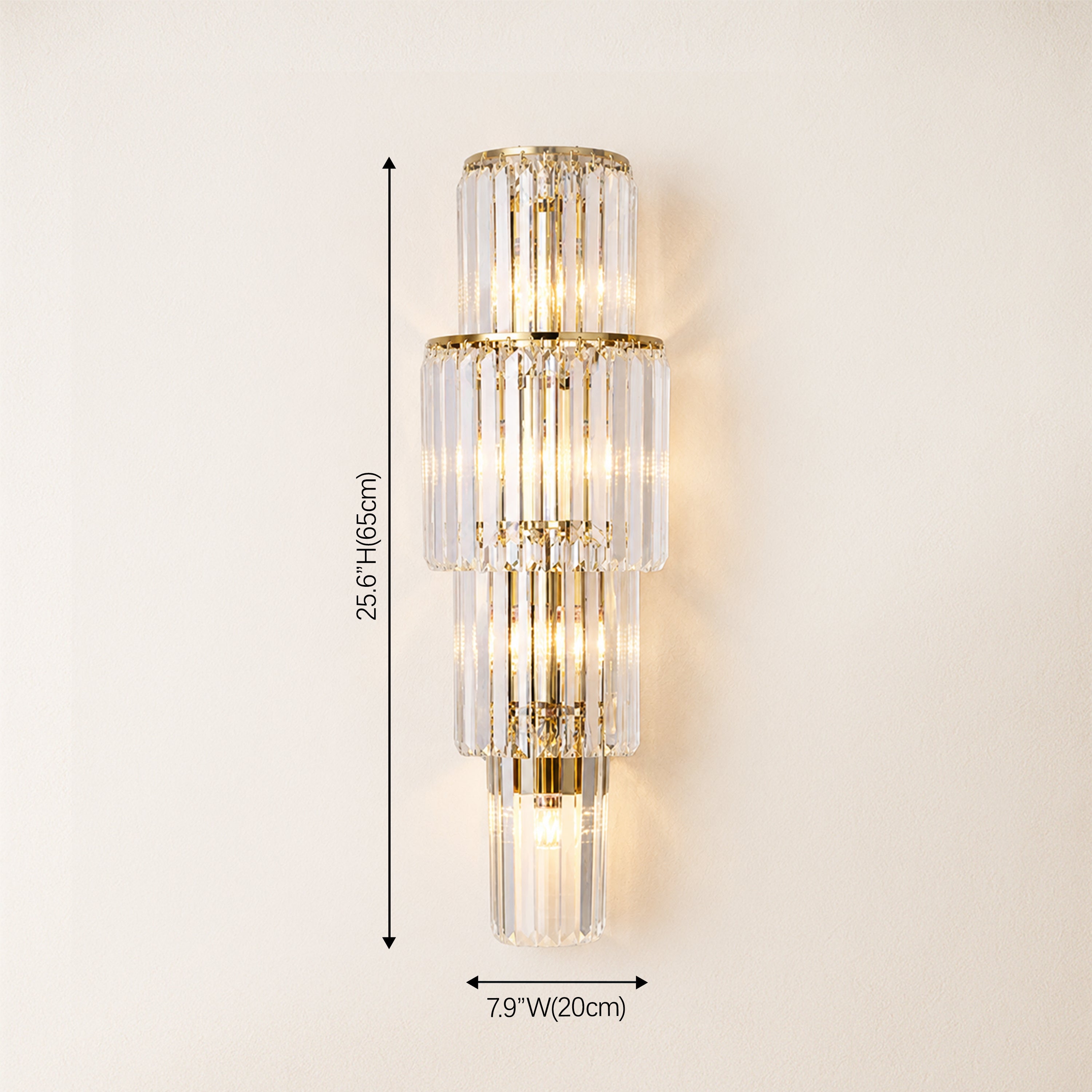 Elira Crystal Wall Lamp