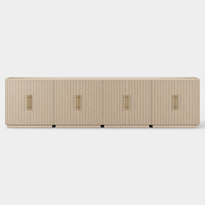Holt 126″ Solid Oak Console(Set of 4)