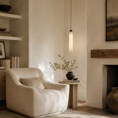 Simple Alabaster Pendant Lamp