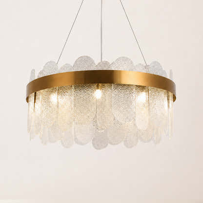 Prismora Glass Round Chandelier