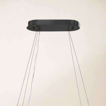 Sawyer Alabaster Rectangle Chandelier 102cm L