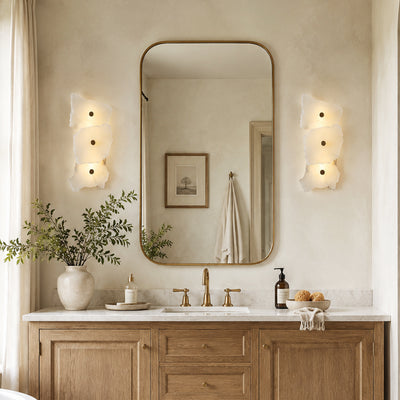 Arscelia Alabaster Linear Wall Sconce