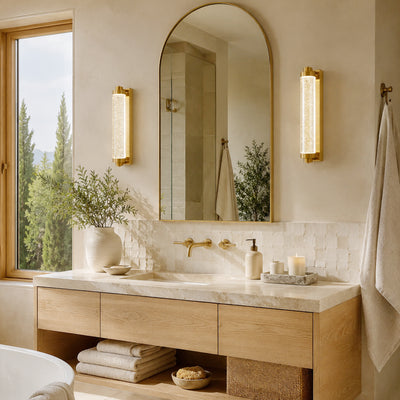 Lumira Crystal Bubble Wall Sconce