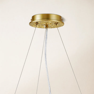 Lustre Branches Crystal Round Chandelier for All Rooms 102cm