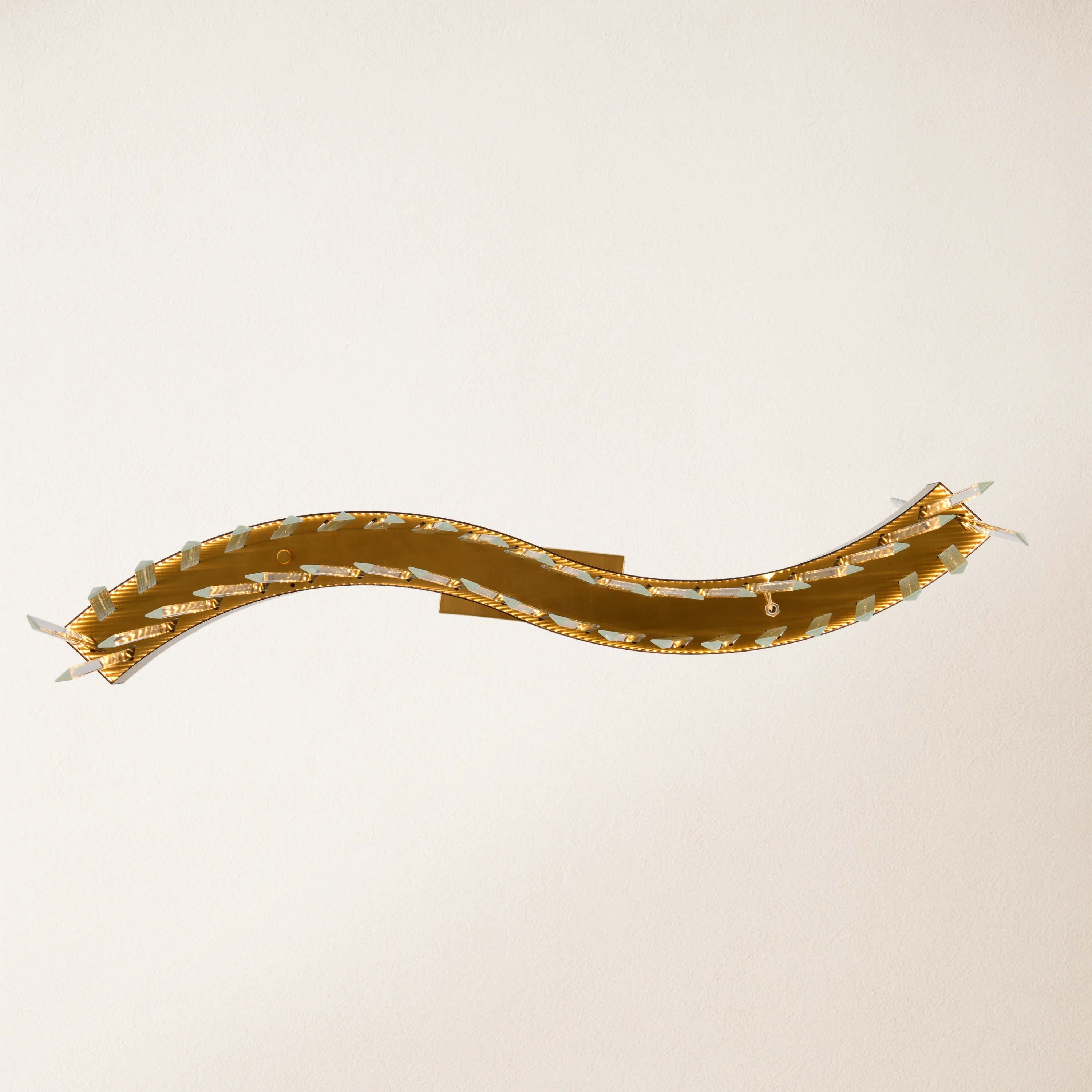 Vetro Prism Crystal Rectangular Chandelier 102cm L