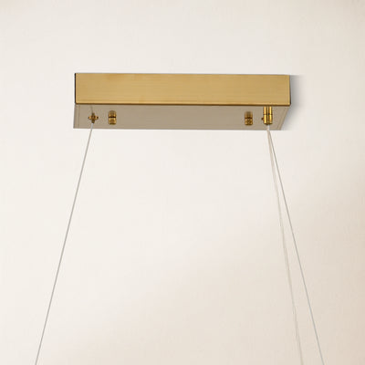 Vetro Prism Crystal Rectangular Chandelier 102cm L