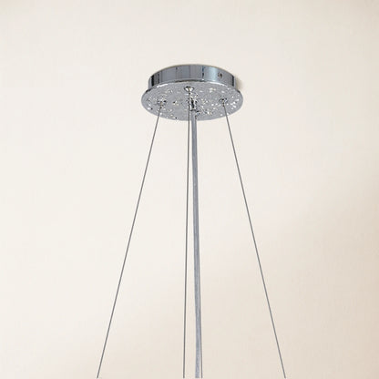 Frostleaf Crystal Cascade Branch Round Chandelier 102cm