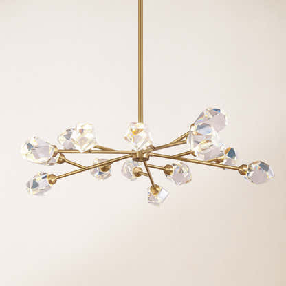 Aurelium Nova Crystal Linear Chandelier
