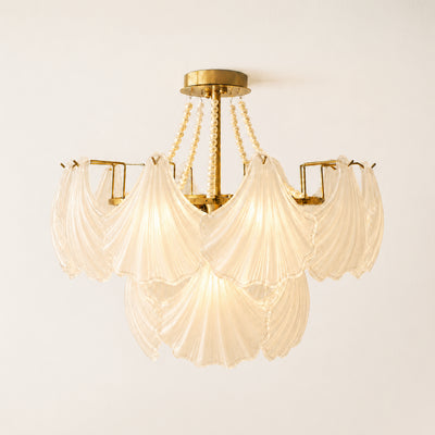 Marivelle Glass Shell Pendant