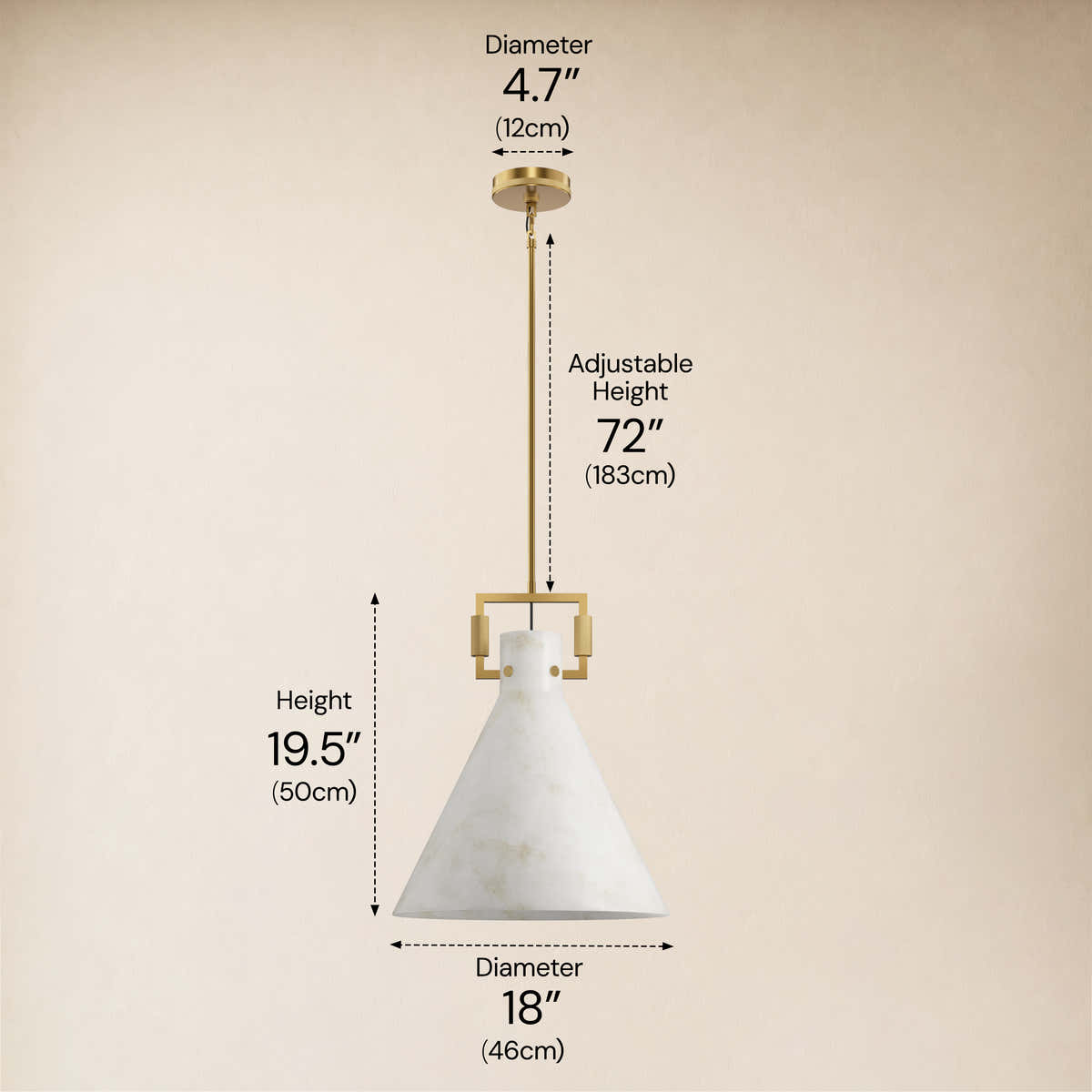 #Finish_Gold,Size_18" dimensions 1