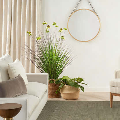 Artificial 11-Head Chrysanthemum Spray 120cm H