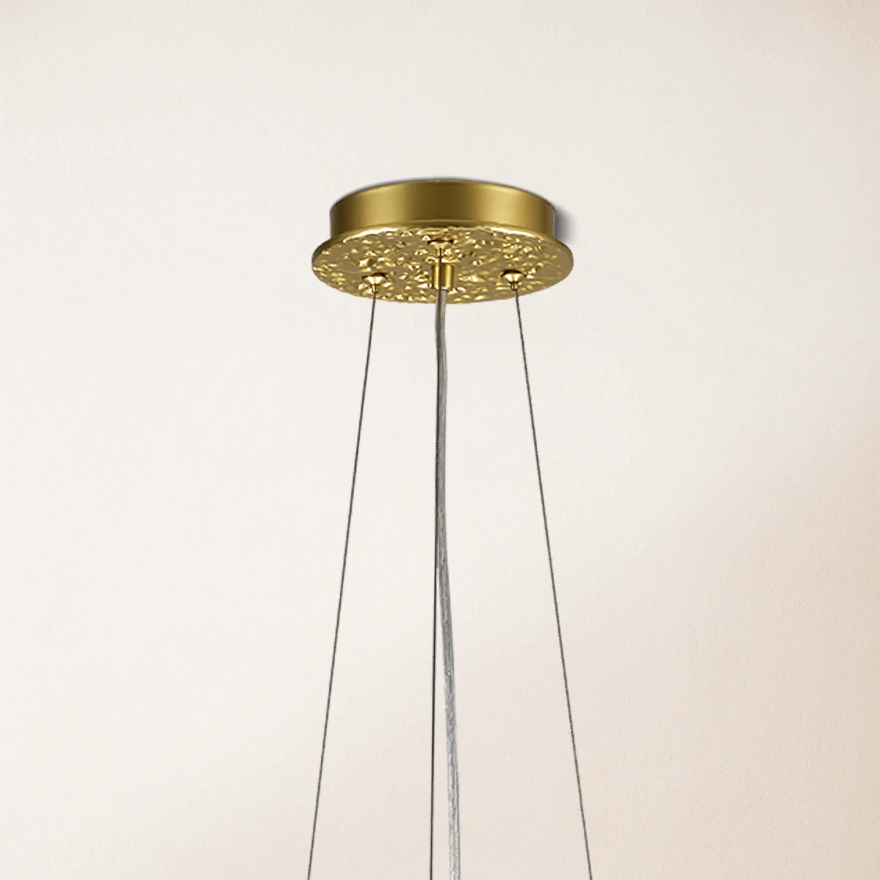 Frostleaf Crystal Branch Halo Chandelier 122cm