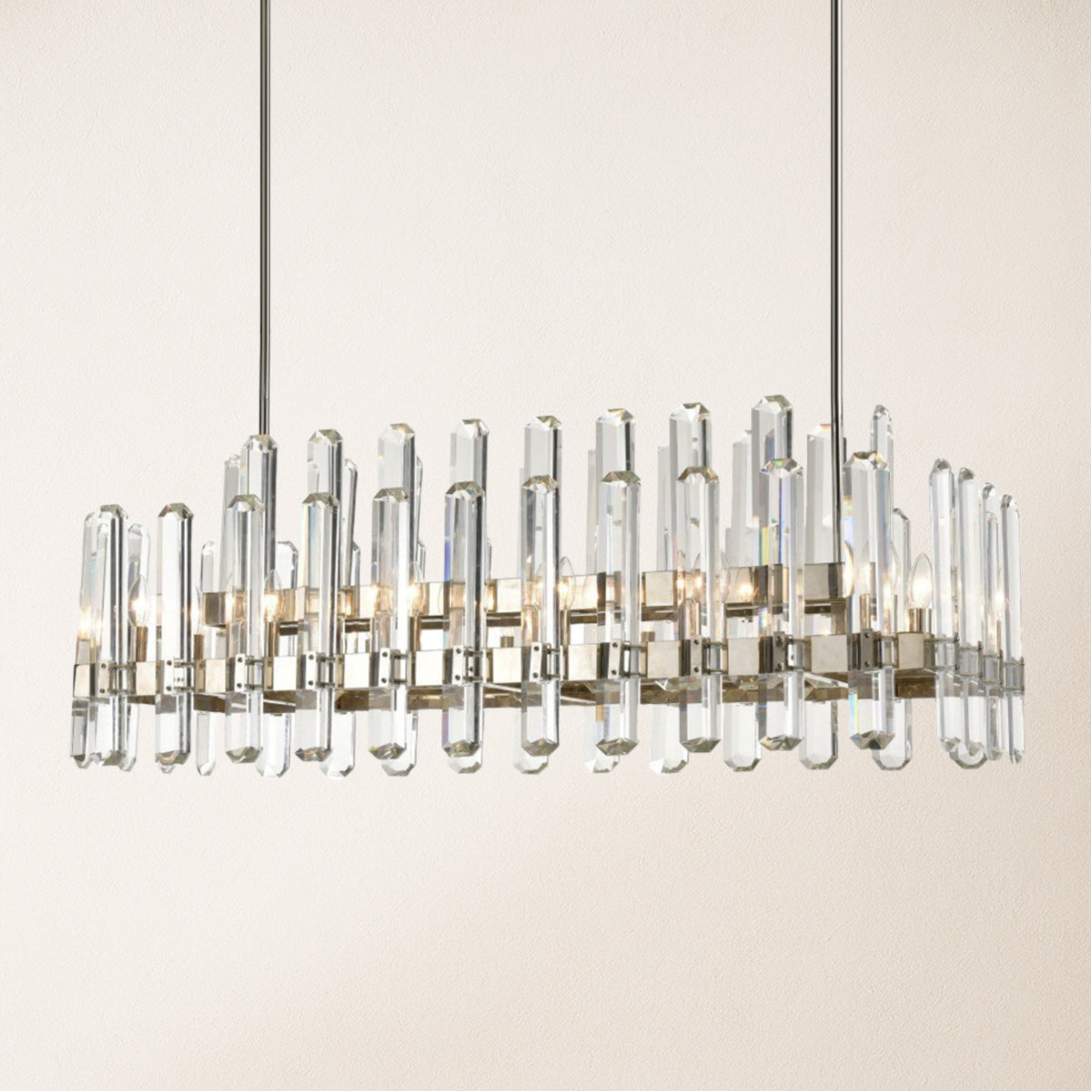 Clarion Rectangular Chandelier 122 cm L