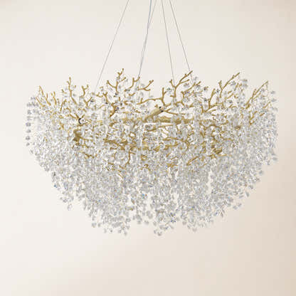 Lustre Branches Halo Chandelier 122cm
