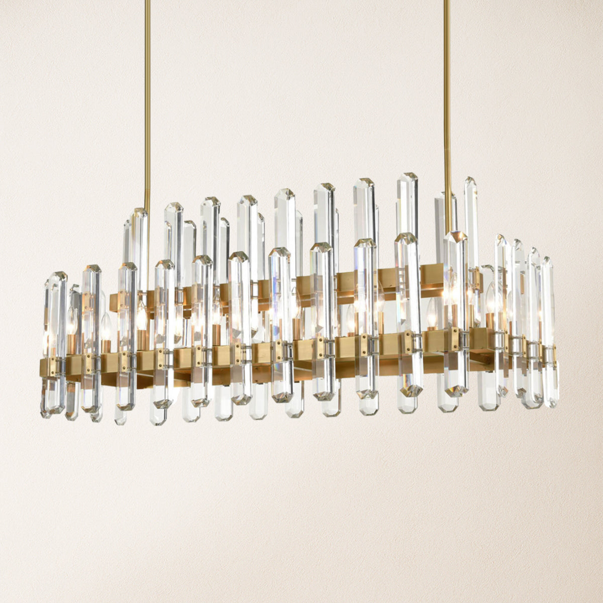 Clarion Rectangular Chandelier 122 cm L
