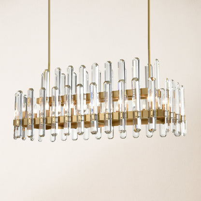 Clarion Rectangular Chandelier 122 cm L