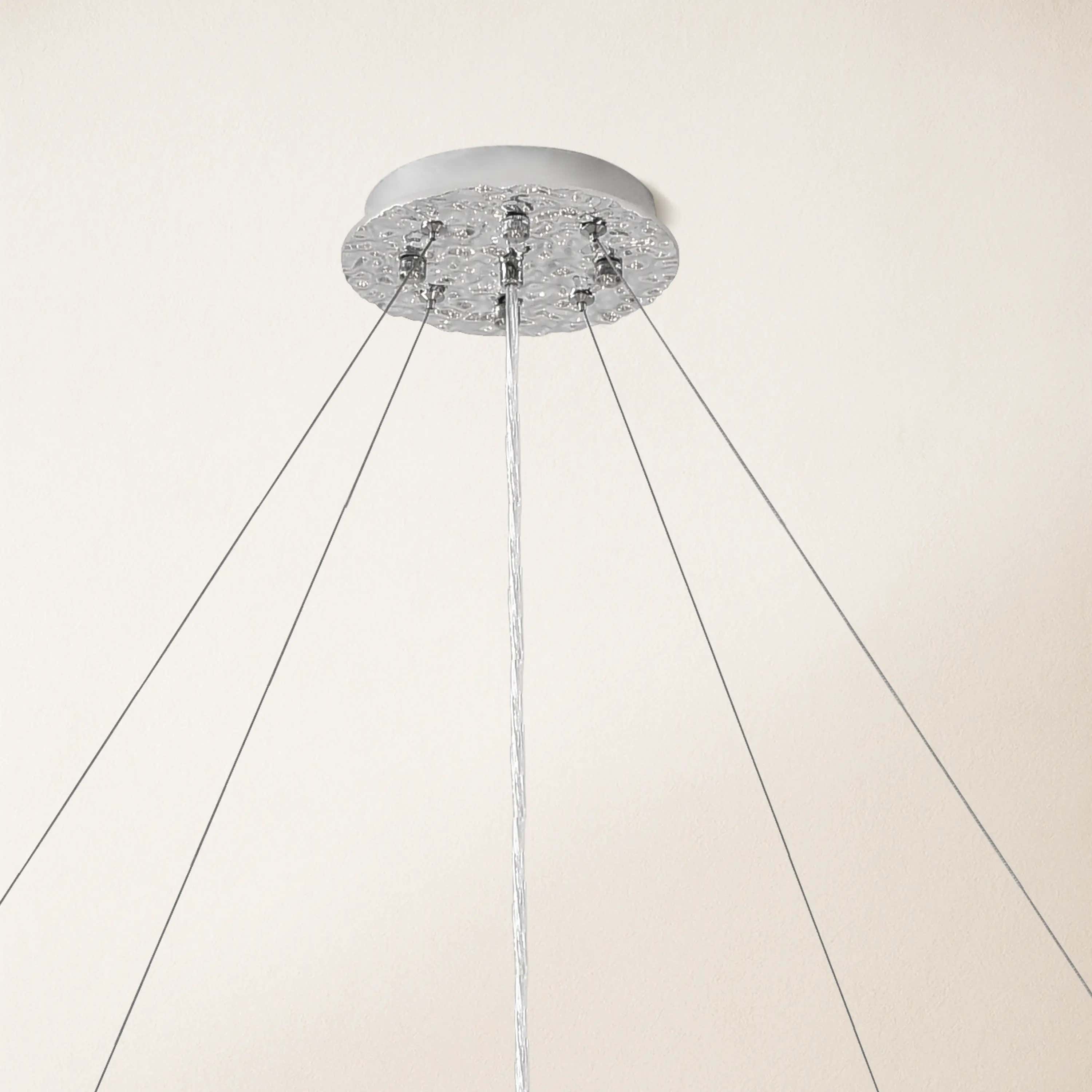 Lustre Branches Halo Chandelier 122cm