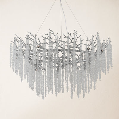 Snow Tree Branch Chandelier 47''D