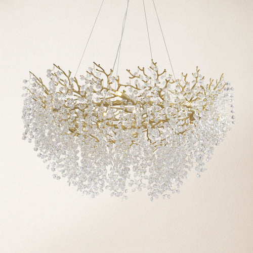 Lustre Branches Halo Chandelier 122cm