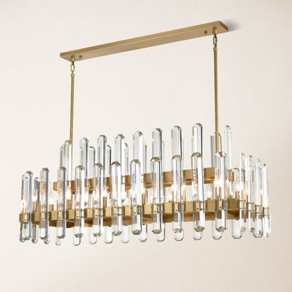 Clarion Rectangular Chandelier 122 cm L