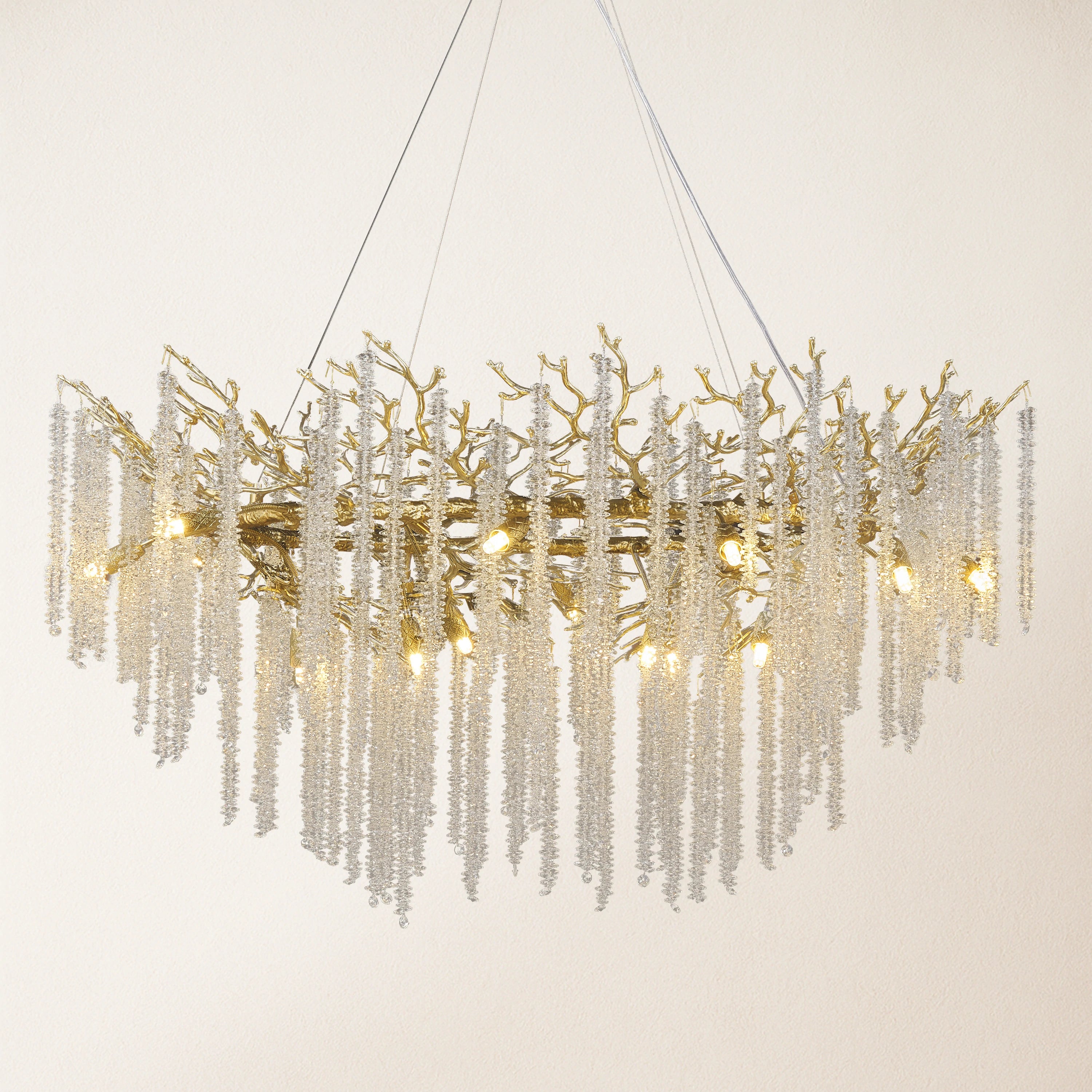 Snow Tree Branch Chandelier 120cm D